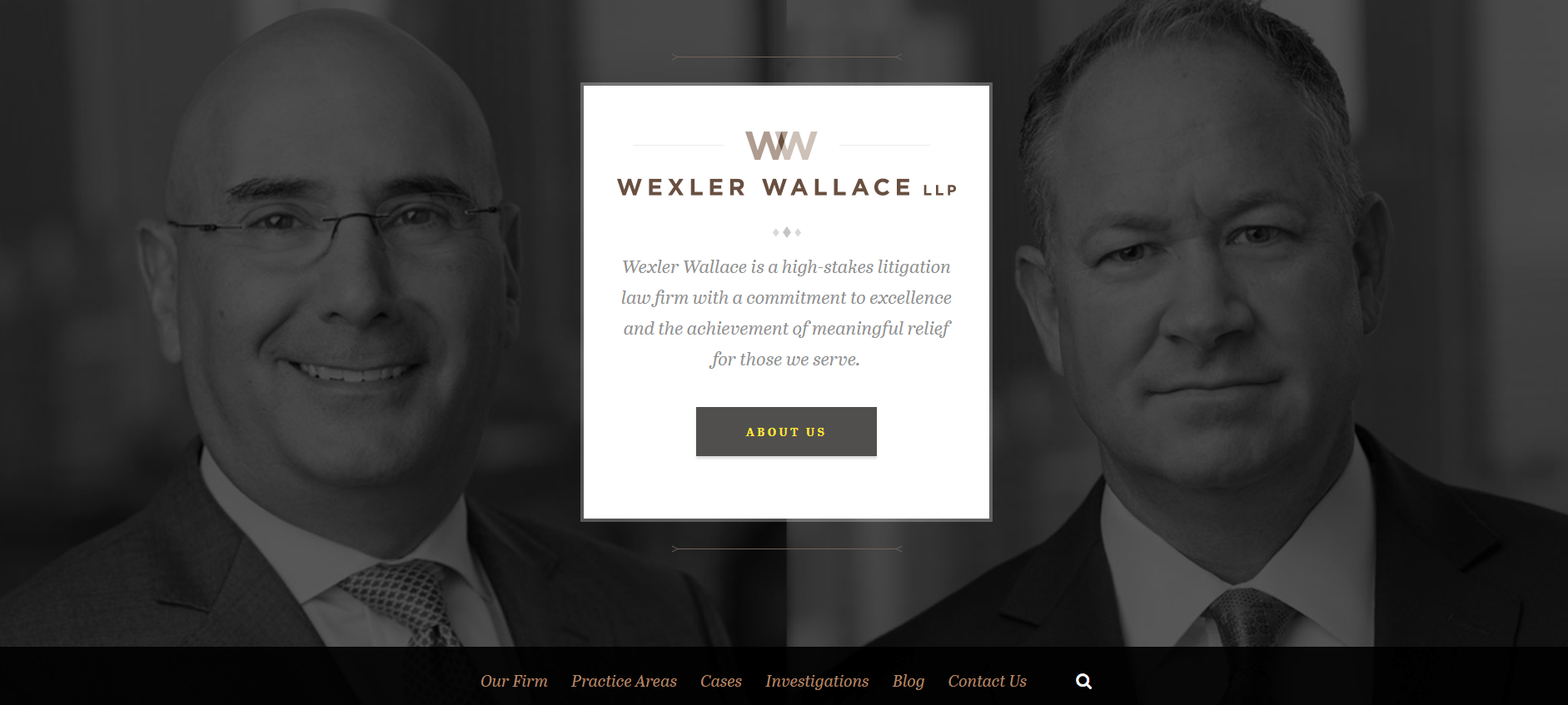 Homepage for WexlerWallace.com