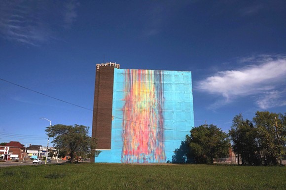 The Illuminated Mural in Detroit